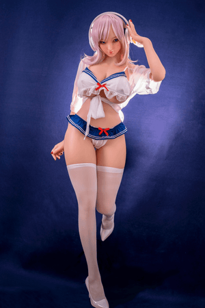 155cm sex doll big boobs Pink hair cute anime best cosplay-Nina - tpesexdoll.com