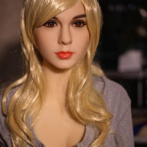 158cm G cup golden long hair big butt Realistic love doll---Zafaria - tpesexdoll.com