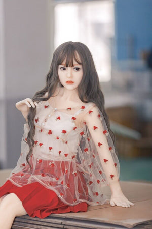 158cm Virgin TPE Sex Doll With Red Lace Dress - Hydrangea | Bezlya Doll | tpesexdoll.com
