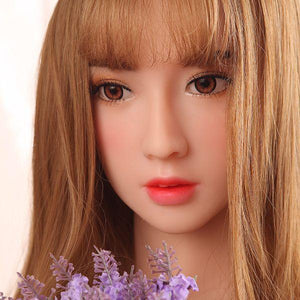 160cm (5ft2') Small Breast cute hitbig long hair sweet Silicone Doll-Becky - tpesexdoll.com