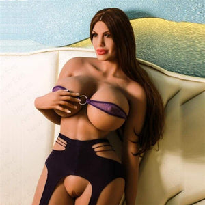 176cm ( 5.77ft ) Big Boom gentle silicone Chubby Big Ass Sex Doll Eva - tpesexdoll.com