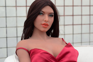 6YE 165cm B cup curvy red dress sex doll Petra - tpesexdoll.com