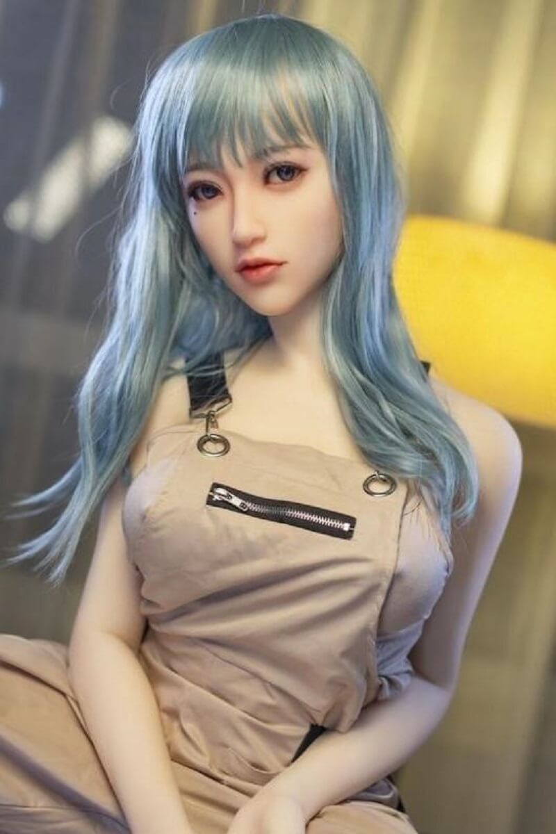 SanHui Doll 168cm Blue Hair Big Breast TPE Sex Doll For Sale - Hexue | tpesexdoll.com