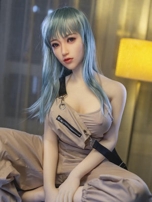 SanHui Doll 168cm Blue Hair Big Breast TPE Sex Doll For Sale - Hexue | tpesexdoll.com