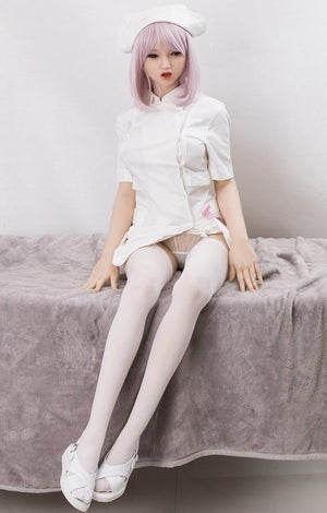 Sanhui Doll 156cm short hair lifelike silicone sex doll - Liuhe | tpesexdoll.com