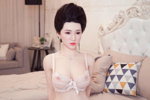 AF Doll 160cm Silicone Head + TPE Body Implanted Hair Sex Doll - Bidery