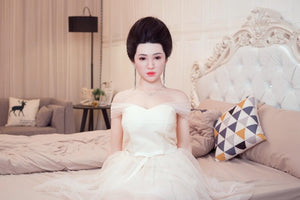 AF Doll 160cm Silicone Head + TPE Body Implanted Hair Sex Doll - Bidery