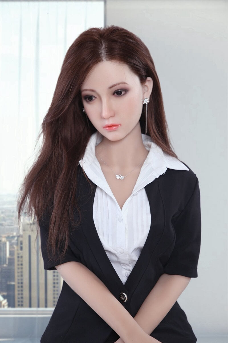 AF Doll 160cm Silicone Head & TPE Body Sex Doll With Implanted Hair - Grace | tpesexdoll.com