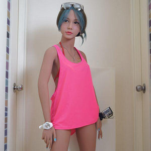 Asian cute short hair curvy slim Sexy life-loving sex doll 158cm –Zara - tpesexdoll.com