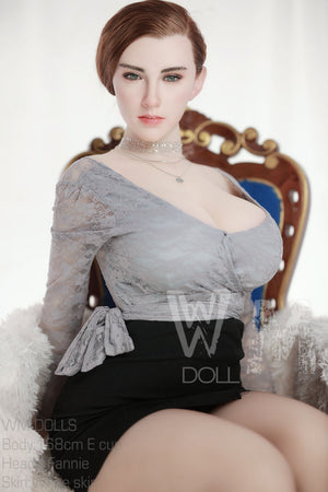 Fannie | Silicone Head WM168E Silicone Sex Doll Realistic Vagina - tpesexdoll.com
