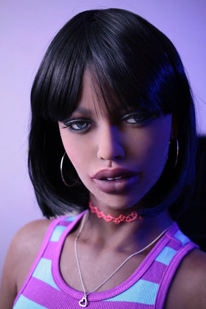 HR 166cm Black Girl Sex Doll Ebony Real Doll Marguerite - tpesexdoll.com
