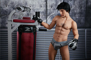 Irontech male muscular white T-shirt sex doll Charles - tpesexdoll.com