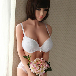 Japanese white sweet big breasts short hair full body curvy TPE sex doll 158cm --Xihue - tpesexdoll.com