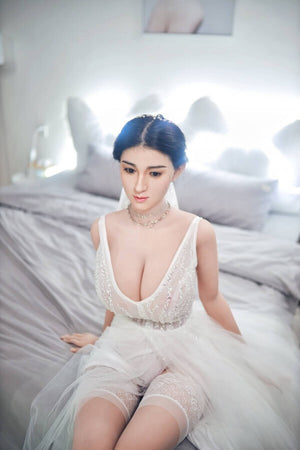 JY Doll 164cm Silicone Head & TPE Body Implanted Hair Sex Doll - Gia | tpesexdoll.com