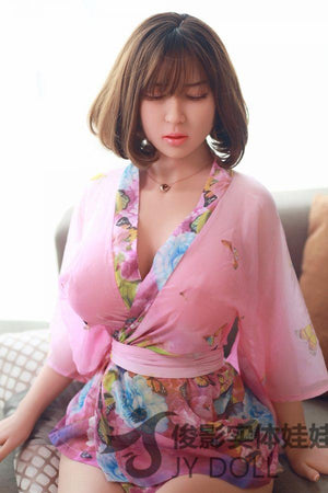 JY Doll 165cm Closed Eyes Big Boobs Sex Doll Busty TPE Sex Doll - Ave | tpesexdoll