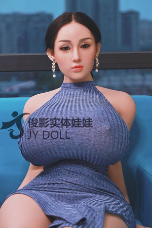 JY Doll 159cm TPE & Silicone Sex Doll With Implanted Hair - Laura | tpesedoll.com