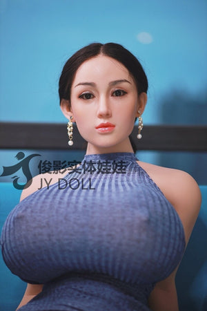 JY Doll 159cm TPE & Silicone Sex Doll With Implanted Hair - Laura | tpesedoll.com
