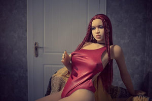 QITA 170cm B cup small size breast red hair sex doll Ayida - tpesexdoll.com