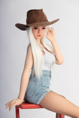 Sanhui Doll 145cm Big Boobs Platinum Silicone Sex Doll - Mengmeng | tpesexdoll