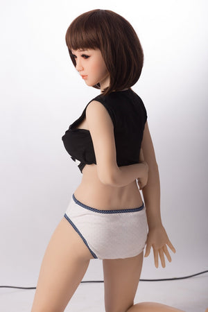 SanHui 145cm Small Breasts Short Hair Adult Sex Doll--Mixi - tpesexdoll.com