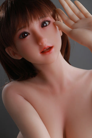 SanHui 145cm teen sex doll slim short blown hair lolita sex doll -Qinli - tpesexdoll.com