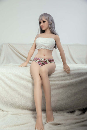 Sanhui Doll 145cm Teen Silicone Sliver Hair Sex Doll - Yinxin | tpesexdoll
