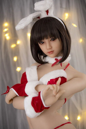 Sanhui Doll 156cm Asian Cosplay Rabbit Girl Silicone Sex doll - Mengmeng | tpesexdoll