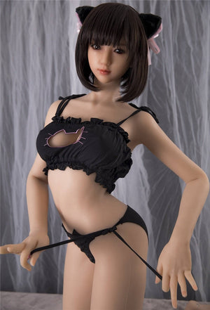Sanhui Doll 156cm Realistic Silicone Cosplay Cat Girl Sex Doll - Meng | tpesexdoll