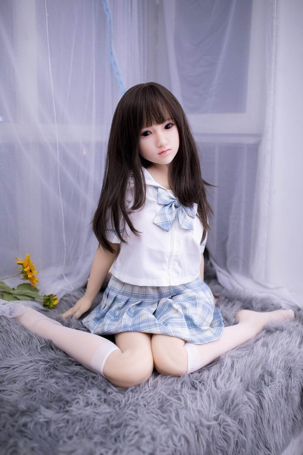 Sanhui Doll 156cm TPE Cute Huge Boobs Teen Sex Doll - Mili | tpesexdoll