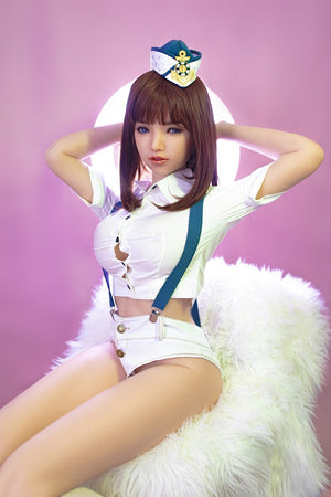 SanHui 158cm sexy uniform temptation slim sex doll-Fendi - tpesexdoll.com