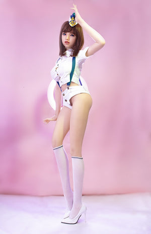 SanHui 158cm sexy uniform temptation slim sex doll-Fendi - tpesexdoll.com