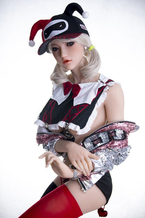 SanHui 158cm white hair cool sex doll-Xiaowei - tpesexdoll.com