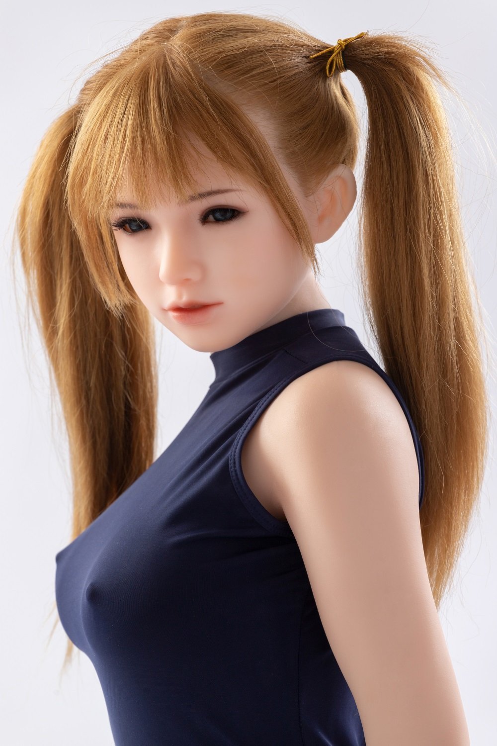 Sanhui 161cm yellow hair beautiful girl open mouth small boobs sex doll-Minjing - tpesexdoll.com