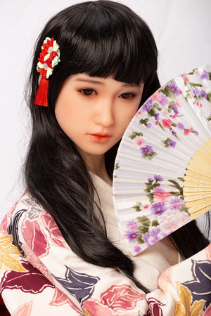 Sanhui 168cm Japan kimono silicone young slim sex doll -Zhenzi - tpesexdoll.com