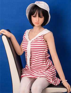 SanHui Asian 156cm silicone short hair sex doll -Xiaoyou - tpesexdoll.com