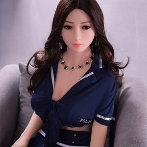 Sexy Asian Mature Female Sex Doll Uniform Big Tits Love Doll 158cm-Li Sa - tpesexdoll.com