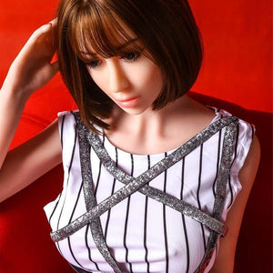 Simulation big breasts short hair best japanese sex doll 158CM TPE doll â€?Salery - tpesexdoll.com
