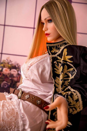 Sino 155cm 32kg European and American face, blonde, blue eyes, big breasts, domineering sex doll-Sariwa - tpesexdoll.com
