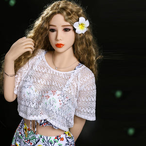 SY 155cm Small Chest Life Curly hair beautiful Like Sex Doll Jessie - tpesexdoll.com