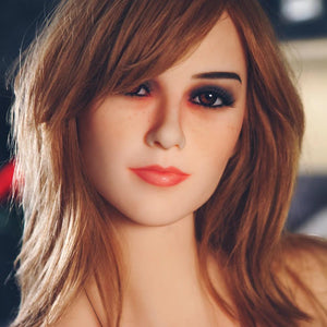 SY 160cm Small Chest curvy brown hair sexy Sex Doll Slim Laura - tpesexdoll.com