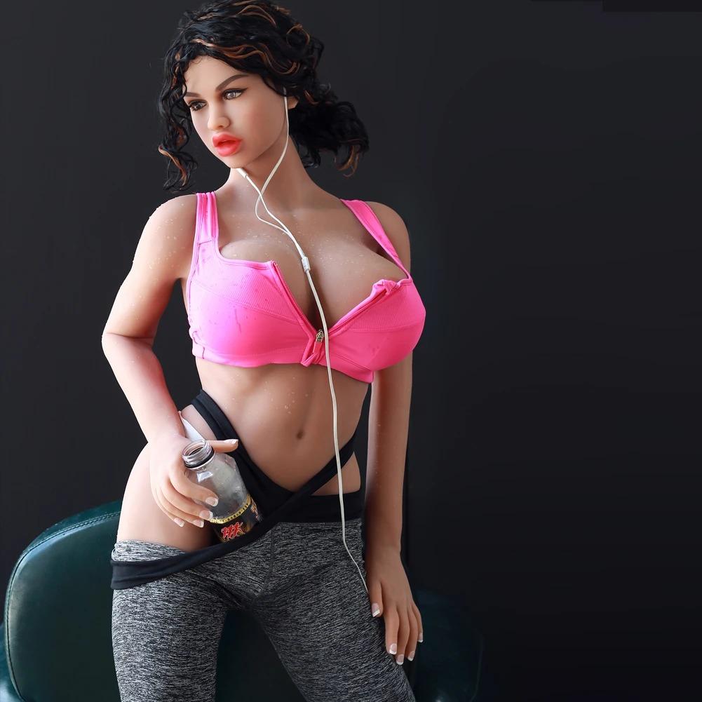 SY 166cm big boobs Curly hair Muscular Sex Doll Fitness Love Doll Ophelia - tpesexdoll.com