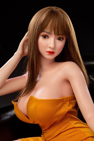 Yuqudoll 163cm sexy japanese medium boobs silicone real sex doll Ginger - tpesexdoll.com